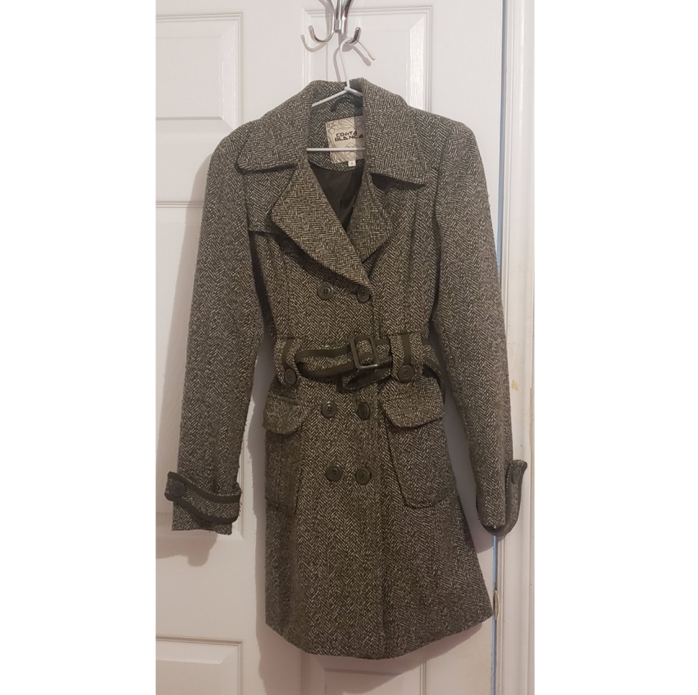 Wool Blend Trench